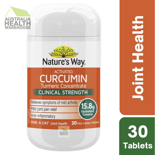 [Expiry: 12/2025] Nature's Way Curcumin Turmeric Concentrate One-A-Day 30 Tablets