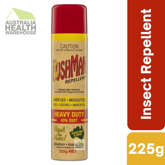 Bushman Heavy Duty Insect Repellent Aerosol 225g