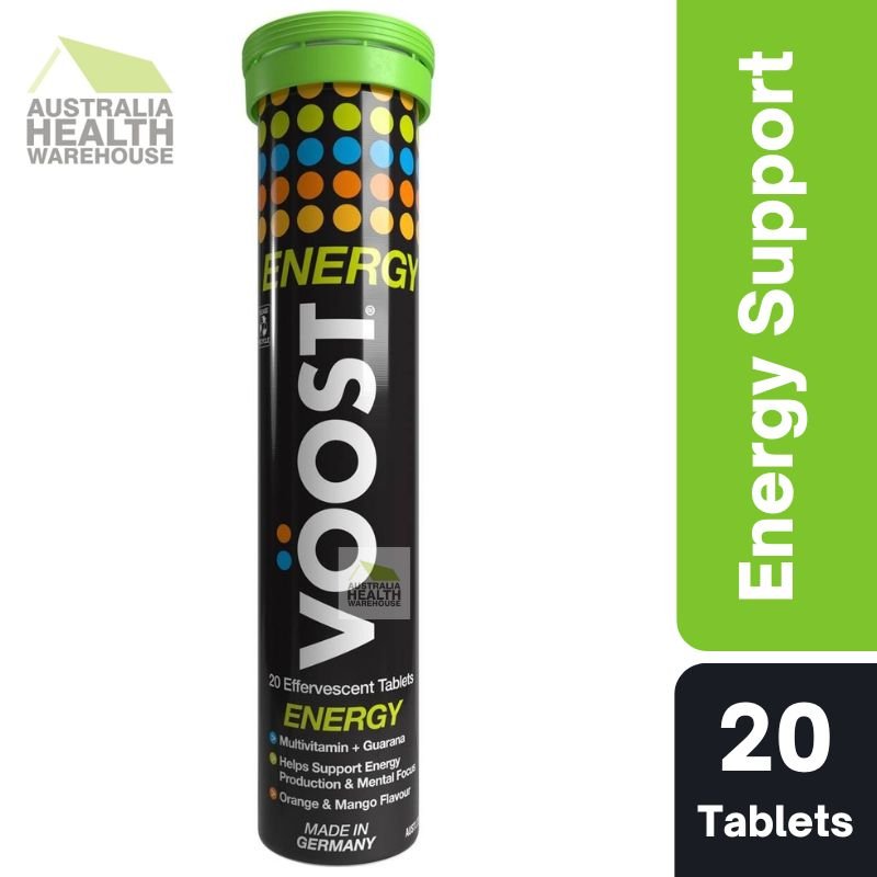 [CLEARANCE Expiry: 07/2024] Voost Energy Orange & Mango Effervescent 20 Tablets