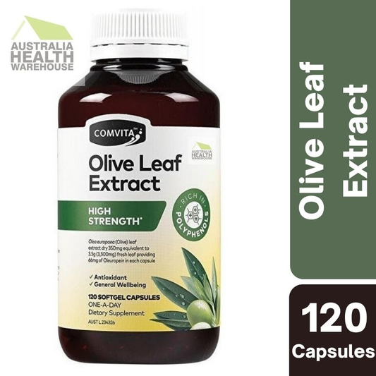 [Expiry: 07/2026] Comvita Olive Leaf Extract High Strength 120 Softgel Capsules