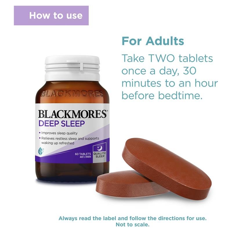 [Expiry: 05/2026] Blackmores Deep Sleep 60 Tablets