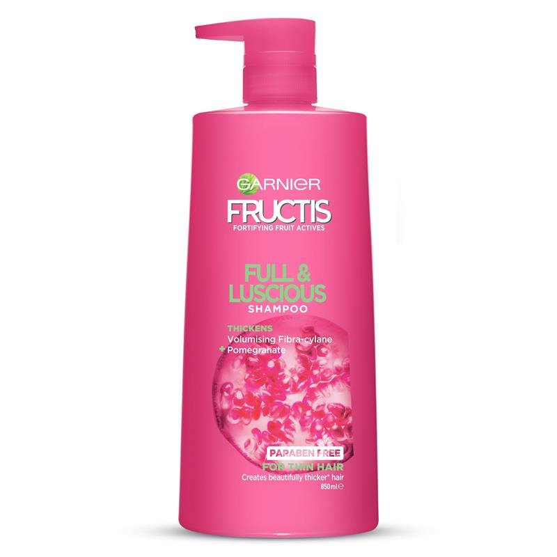 Garnier Fructis Full & Luscious Shampoo 850mL