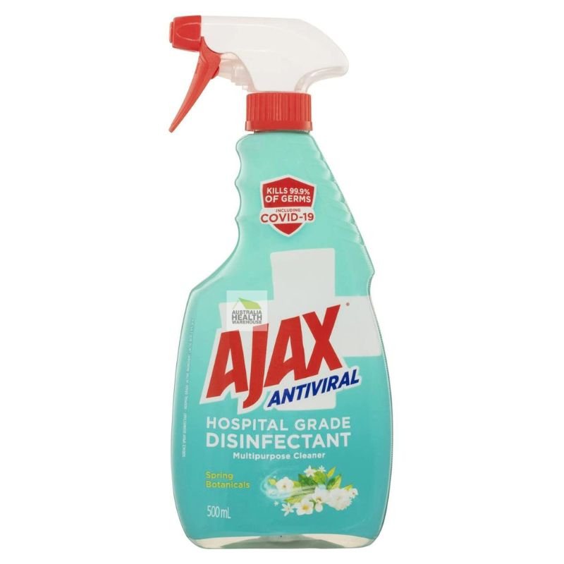 [Expiry: 05/2025] Ajax Hospital Grade Disinfectant Multipurpose Spring Botanicals Cleaner 500mL