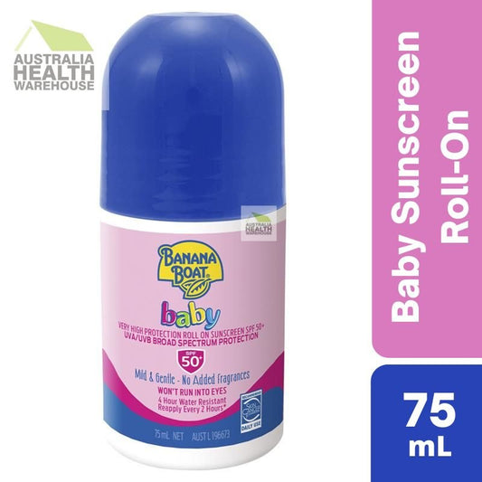 [Expiry: 10/2025] Banana Boat SPF 50+ Baby Sunscreen Roll-on 75mL