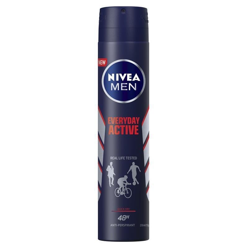 Nivea Men Everyday Active Anti-Perspirant Deodorant Spray 250mL