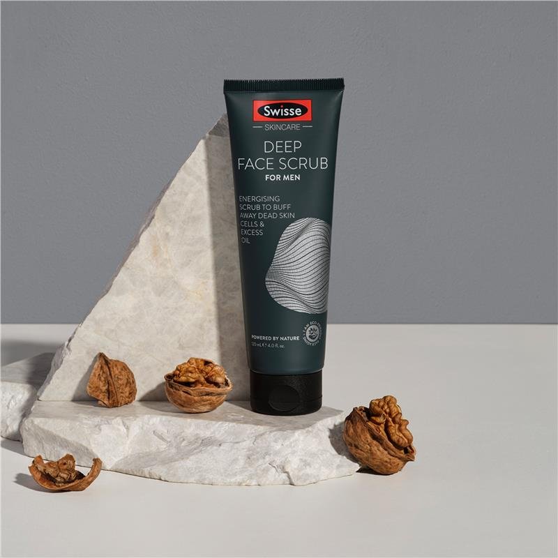 Swisse Skincare Deep Face Scrub For Men 120mL