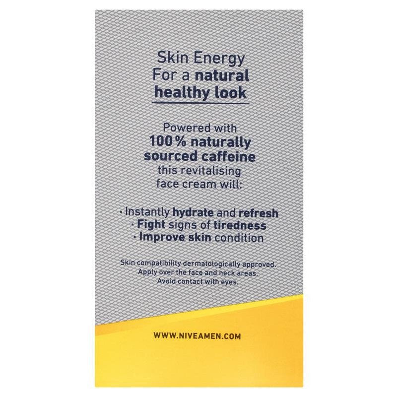 Nivea Men Skin Energy Moisturising Face Cream 50mL