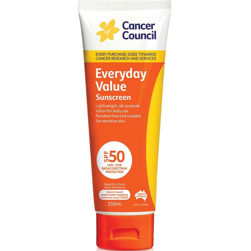 [Expiry: 07/2026] Cancer Council Everyday Value Sunscreen SPF 50 250mL