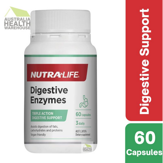 [Expiry: 06/2026] Nutra-Life Digestive Enzymes 60 Capsules