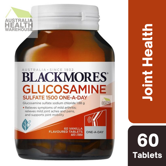 [Expiry: 14/02/2025] Blackmores Glucosamine Sulfate 1500 One-A-Day 60 Tablets