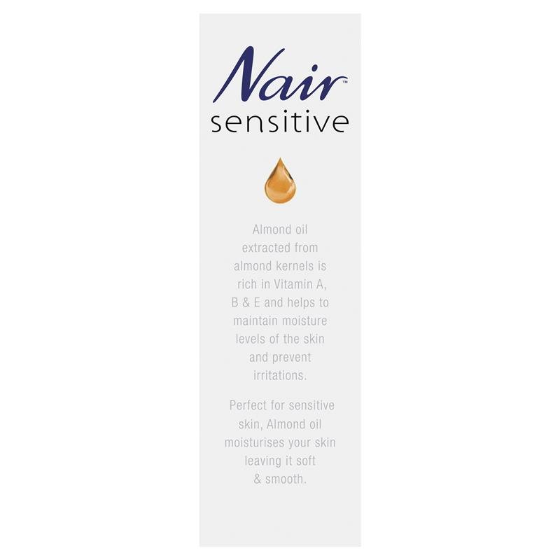 [Expiry: 11/2028] Nair Sensitive Hair Removal Cream Face & Body 75g