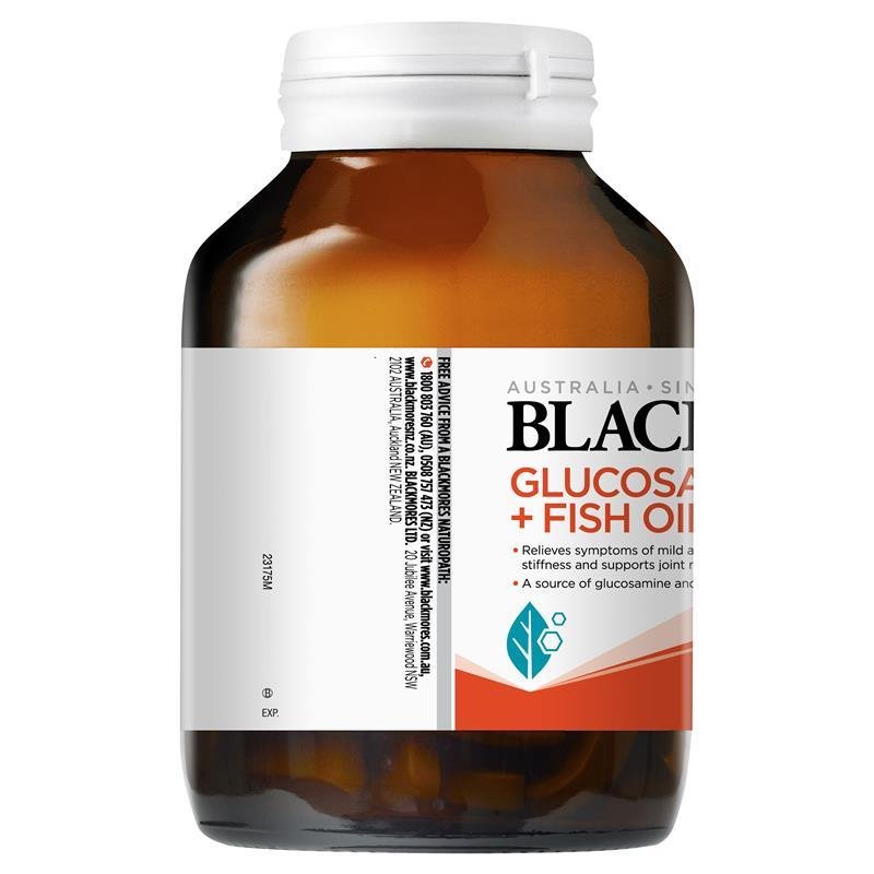 [Expiry: 10/2025] Blackmores Glucosamine + Fish Oil 90 Capsules