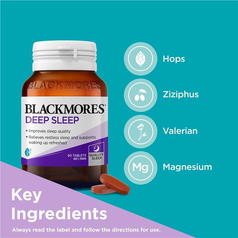 [Expiry: 05/2026] Blackmores Deep Sleep 60 Tablets