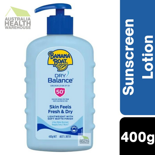 [Expiry: 09/2025] Banana Boat Dry Balance Sunscreen Pump SPF 50+ 400g