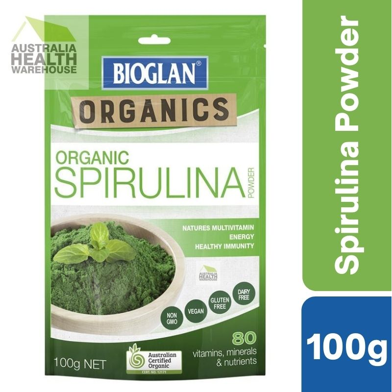 [Expiry: 03/2025] Bioglan Organic Spirulina Powder 100g