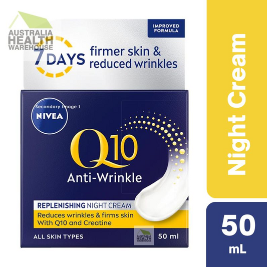 Nivea Q10 Anti-Wrinkle + Firming Night Cream 50mL