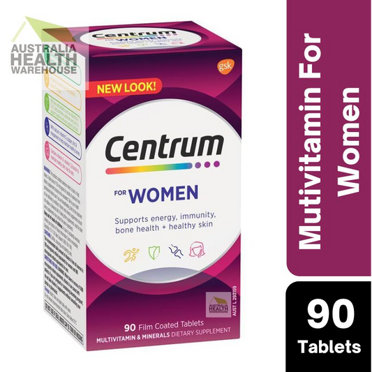 [Expiry: 11/2025] Centrum For Women Multivitamin 90 Tablets