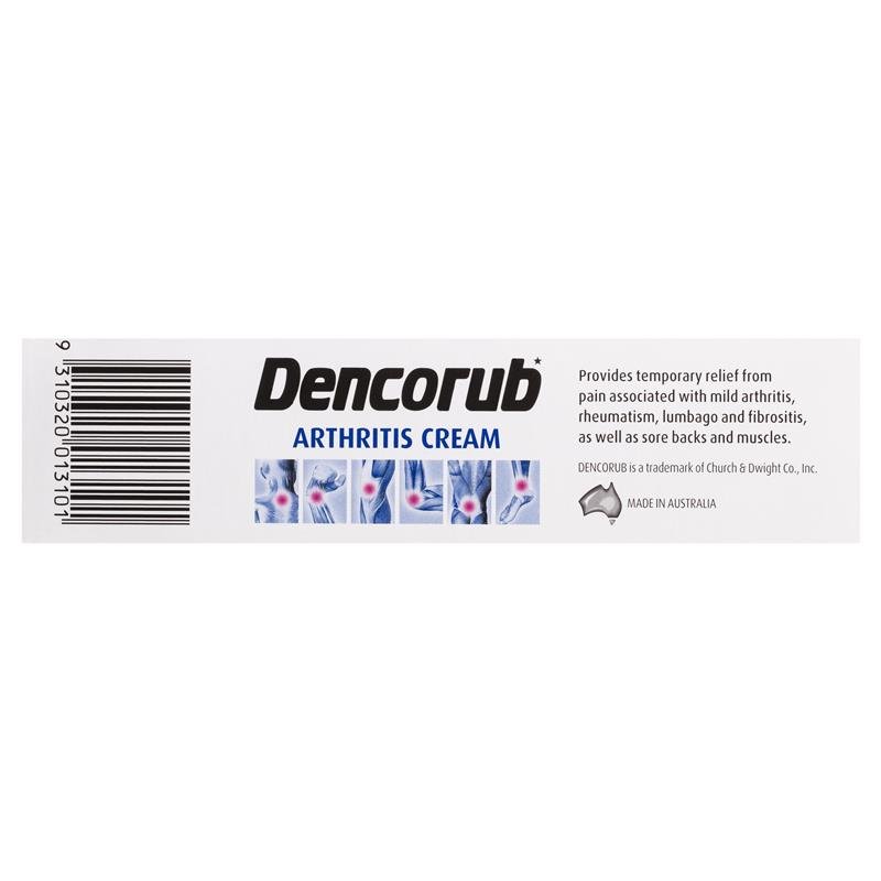 [Expiry: 12/2025] Dencorub Arthritis Cream 100g