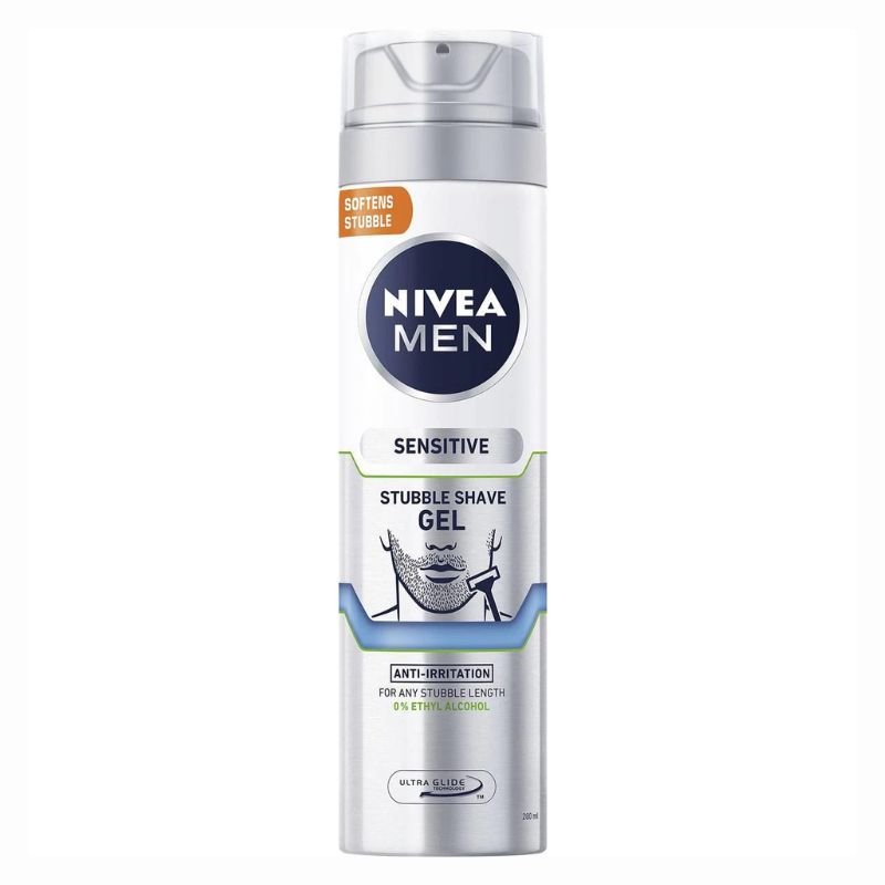 Nivea Men Sensitive Stubble Shave Gel 200mL