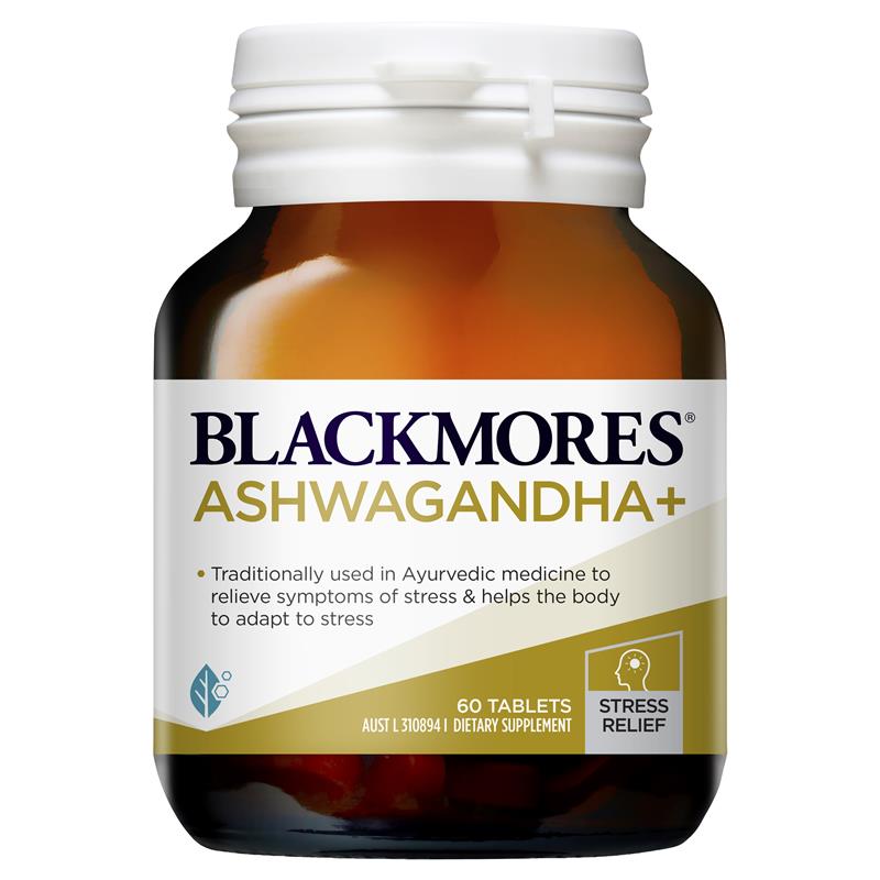 [Expiry: 10/2025] Blackmores Ashwagandha+ 60 Tablets