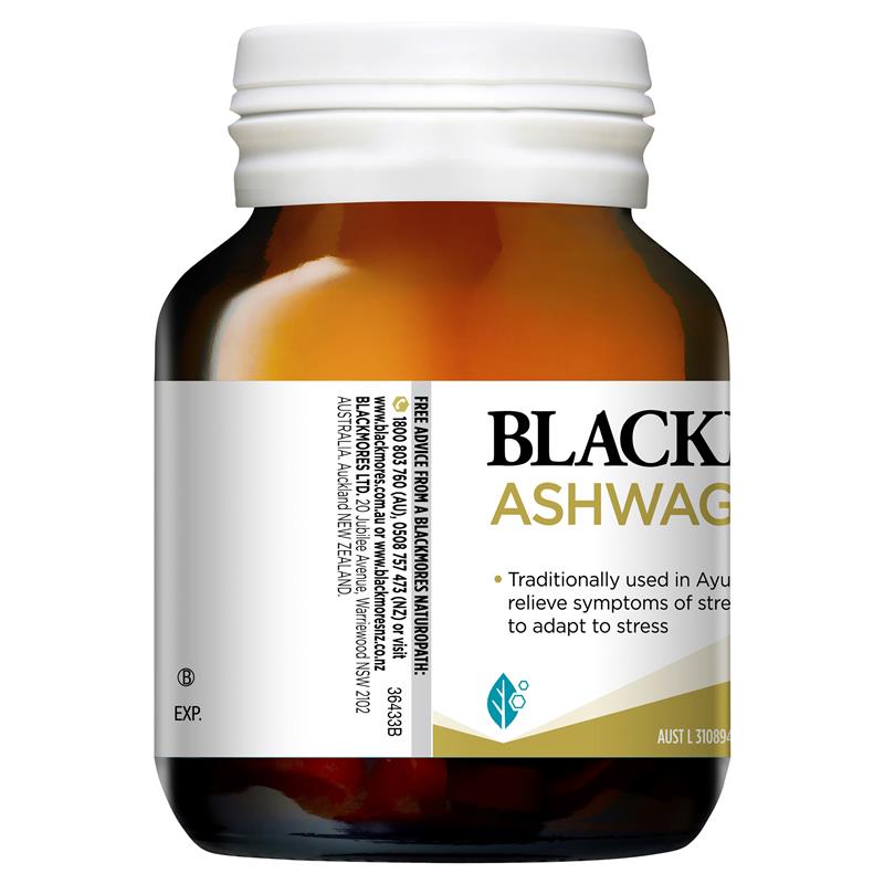 [Expiry: 10/2025] Blackmores Ashwagandha+ 60 Tablets