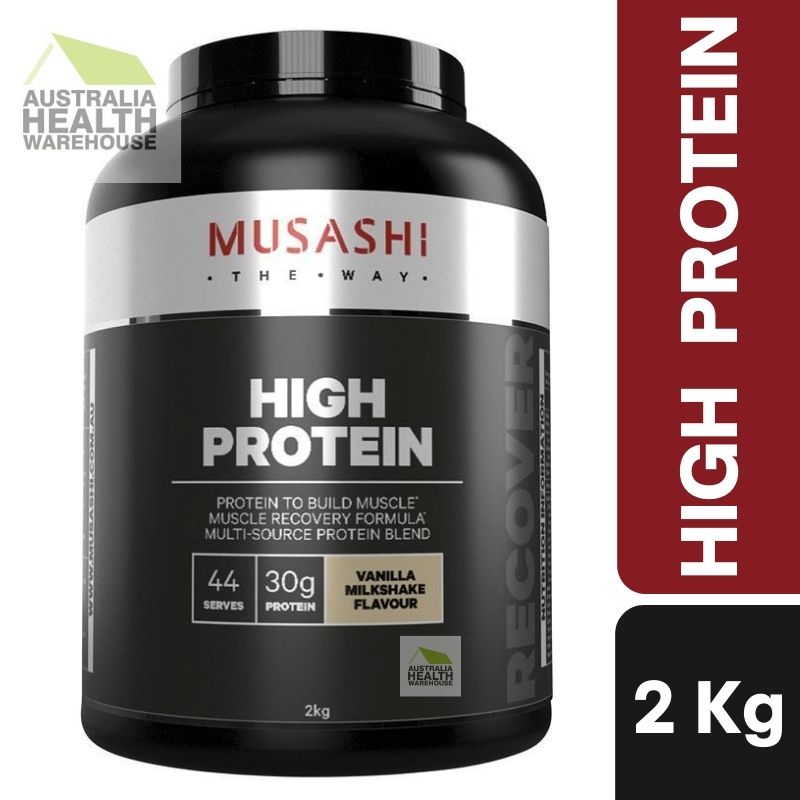 [Expiry: 04/2026] Musashi High Protein Vanilla 2kg