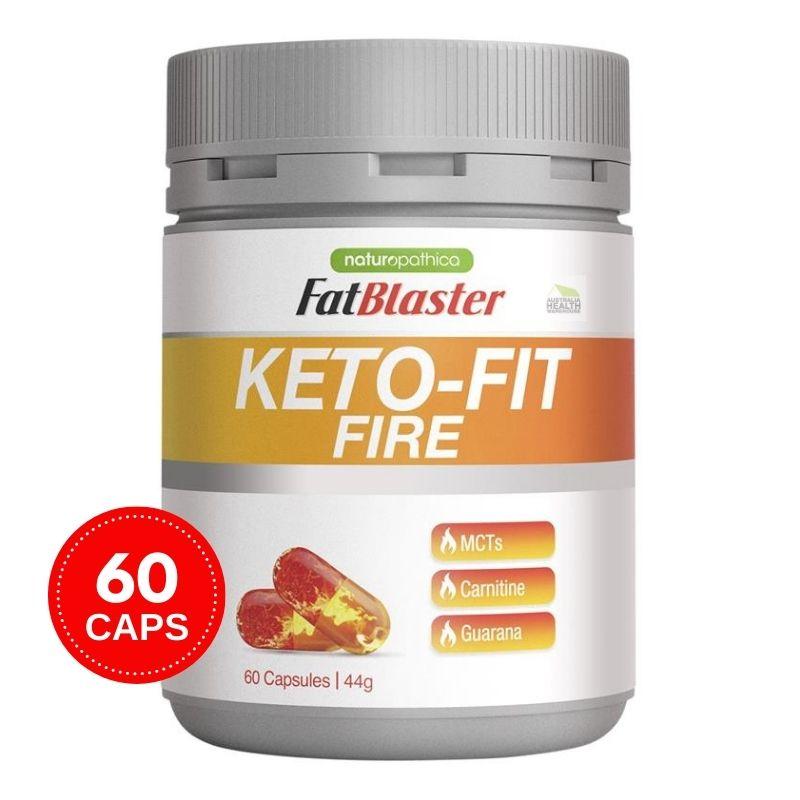 [CLEARANCE Expiry: 01/2025] Naturopathica Fatblaster Keto Fit Fire 60 Capsules