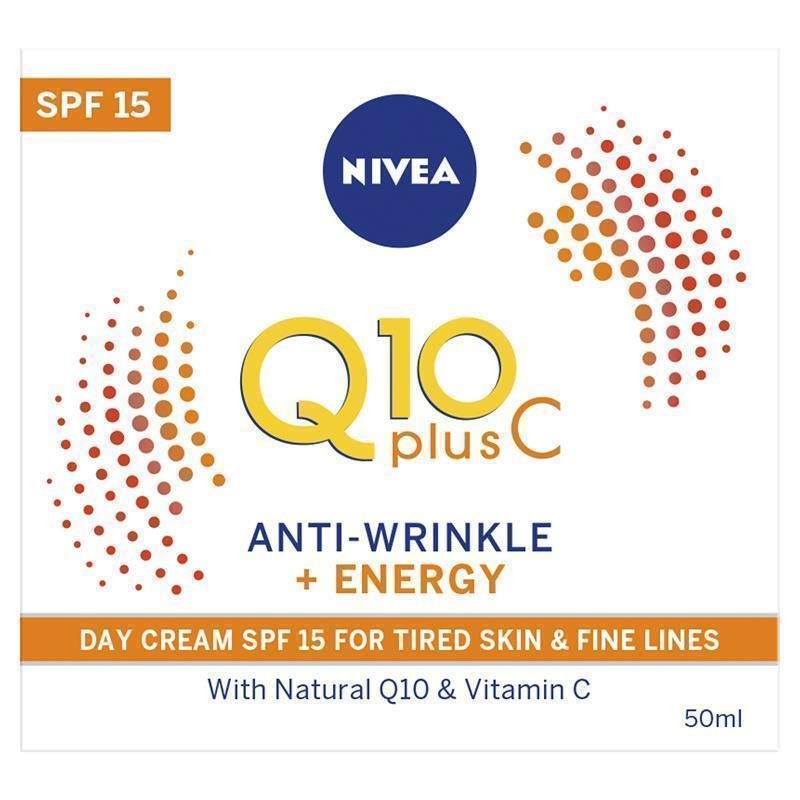 Nivea Q10 Energy Anti-Wrinkle Day Cream SPF15 50mL