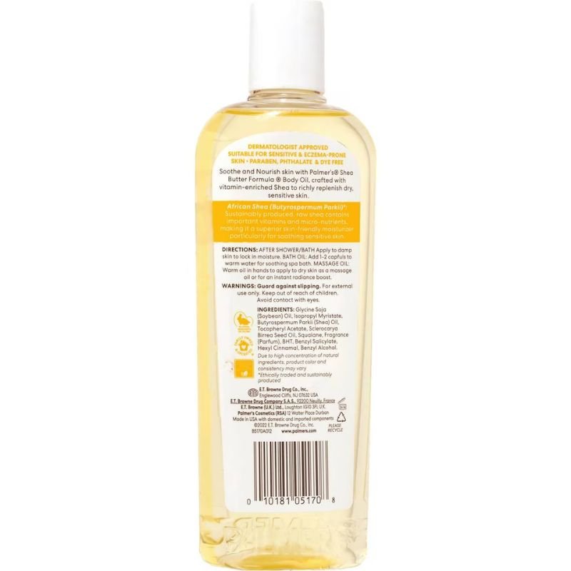 Palmer's Shea Butter Formula Raw Shea Nourish Body Oil 250mL