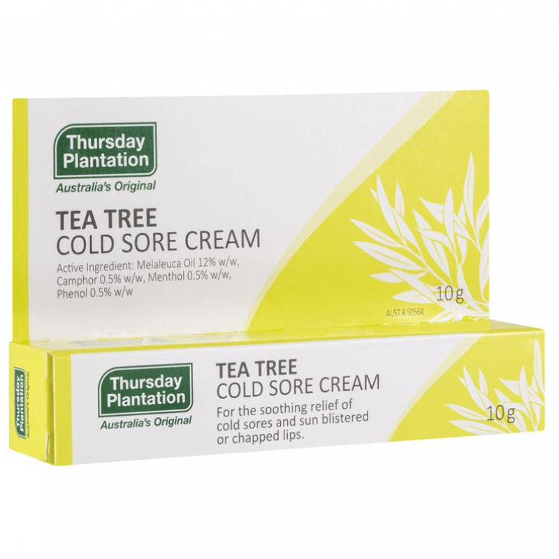 [Expiry: 03/2026] Thursday Plantation Tea Tree Cold Sore Cream 10g