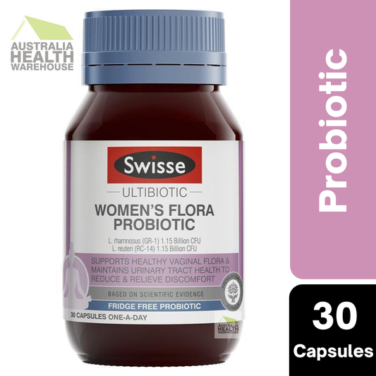 [Expiry: 06/2025] Swisse Ultibiotic Women's Flora Probiotic 30 Capsules