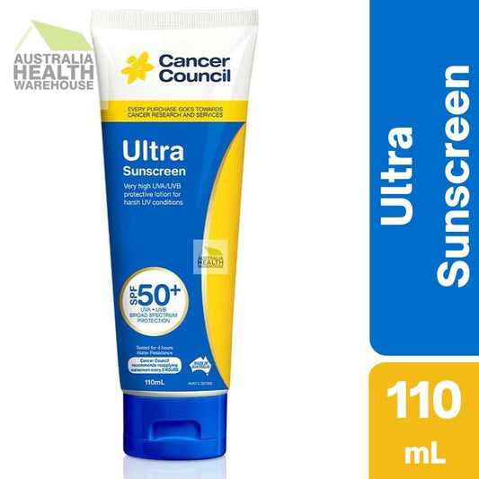 [Expiry: 06/2026] Cancer Council Ultra Sunscreen SPF 50+ Tube 110mL