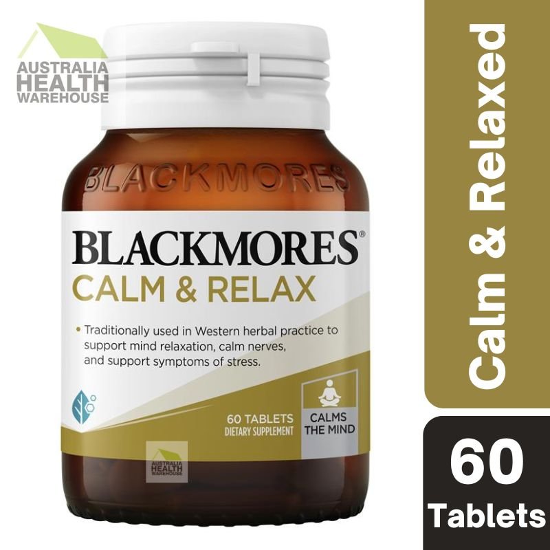 [Expiry: 06/2026] Blackmores Calm & Relax 60 Tablets