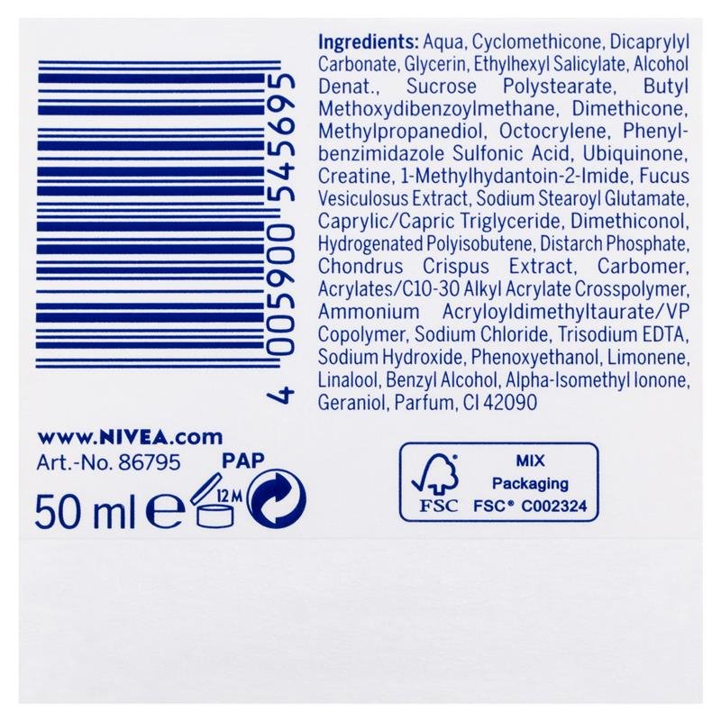 Nivea Q10 Power Anti-Wrinkle + Pore Minimising Day Cream SPF15 50mL