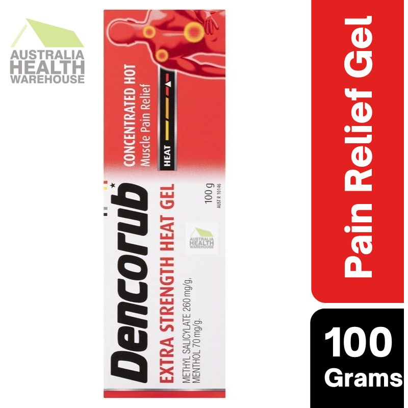 [Expiry: 09/2025] Dencorub Extra Strength Heat Gel 100g