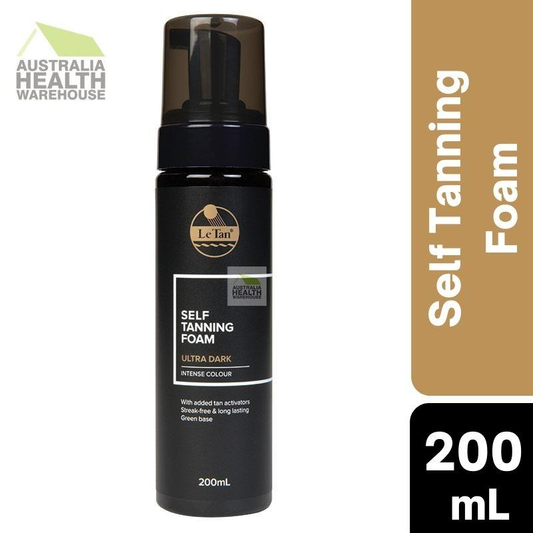 Le Tan Self Tanning Foam Ultra Dark 200mL