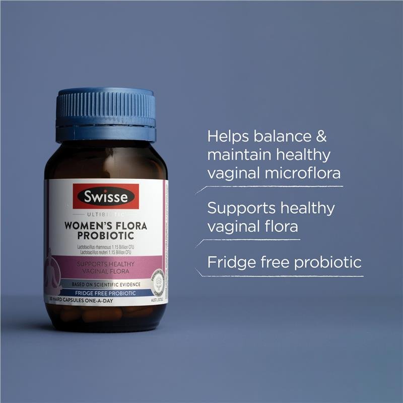 [Expiry: 06/2025] Swisse Ultibiotic Women's Flora Probiotic 30 Capsules