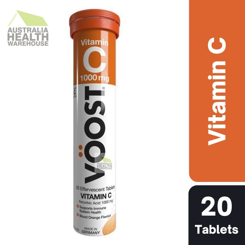 [Expiry: 08/2025] Voost Vitamin C 1000mg Effervescent 20 Tablets