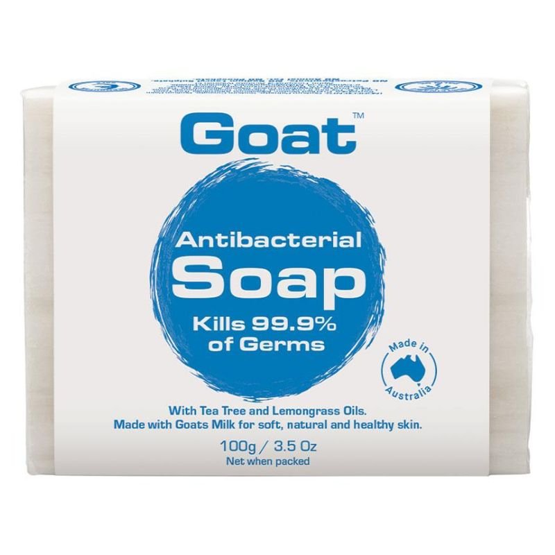 Goat Soap Antibacterial Bar 100g (4 x 100g Soap Bars)