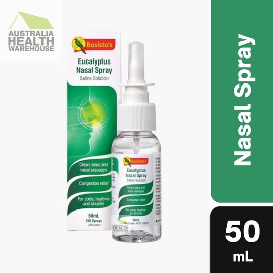 [Expiry: 03/2026] Bosisto's Eucalyptus Nasal Spray 50mL