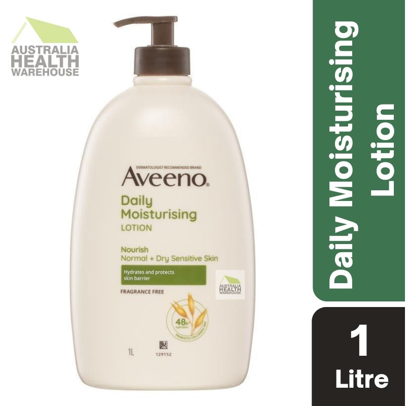 Aveeno Active Naturals Daily Moisturising Fragrance Free Lotion 1 Litre