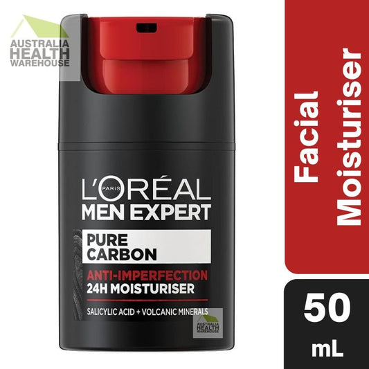 L'Oreal Men Expert Pure Carbon 24 Hour Moisturiser 50mL