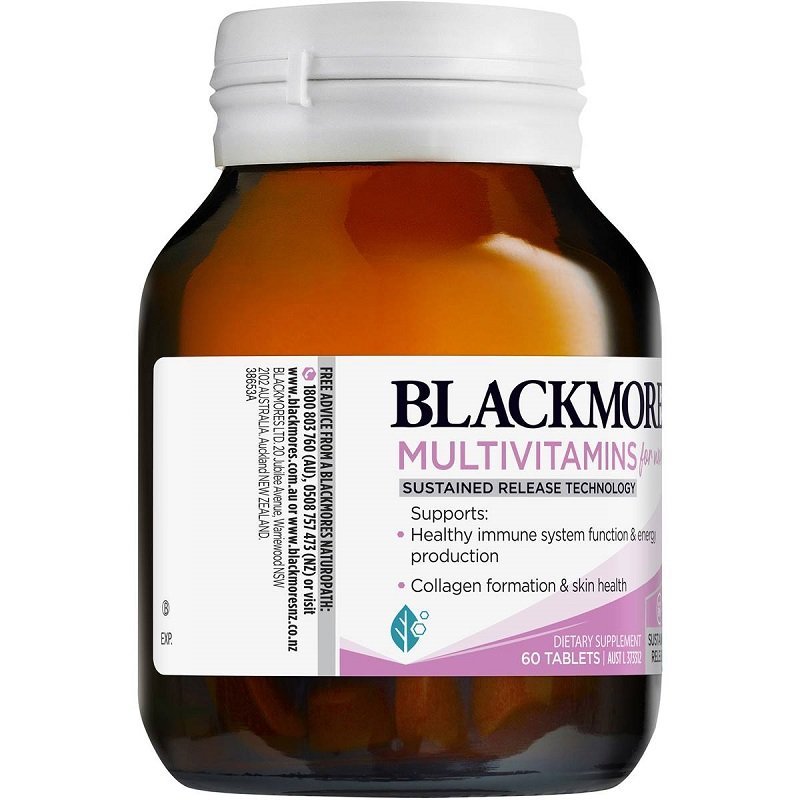 [Expiry: 09/2024] Blackmores Multivitamins for Women Sustained Release 60 Tablets