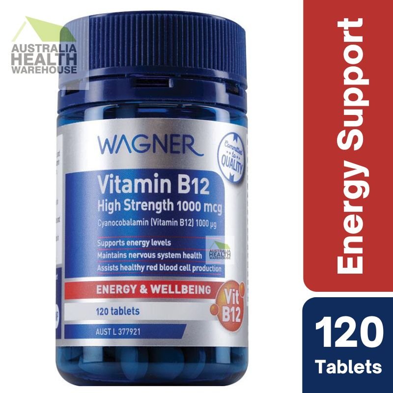 [Expiry: 04/2026] Wagner Vitamin B12 High Strength 1000mcg 120 Tablets