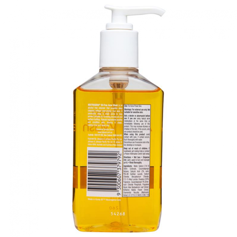 Neutrogena Oil Free Acne Wash 175mL