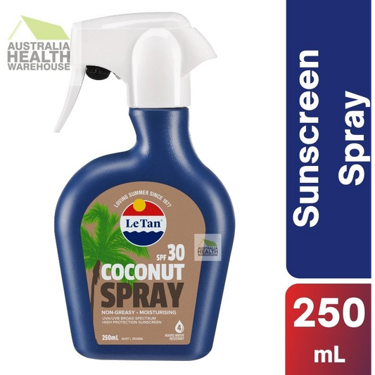 [Expiry: 10/2026] Le Tan  SPF 30+ Coconut Sunscreen Spray 250mL