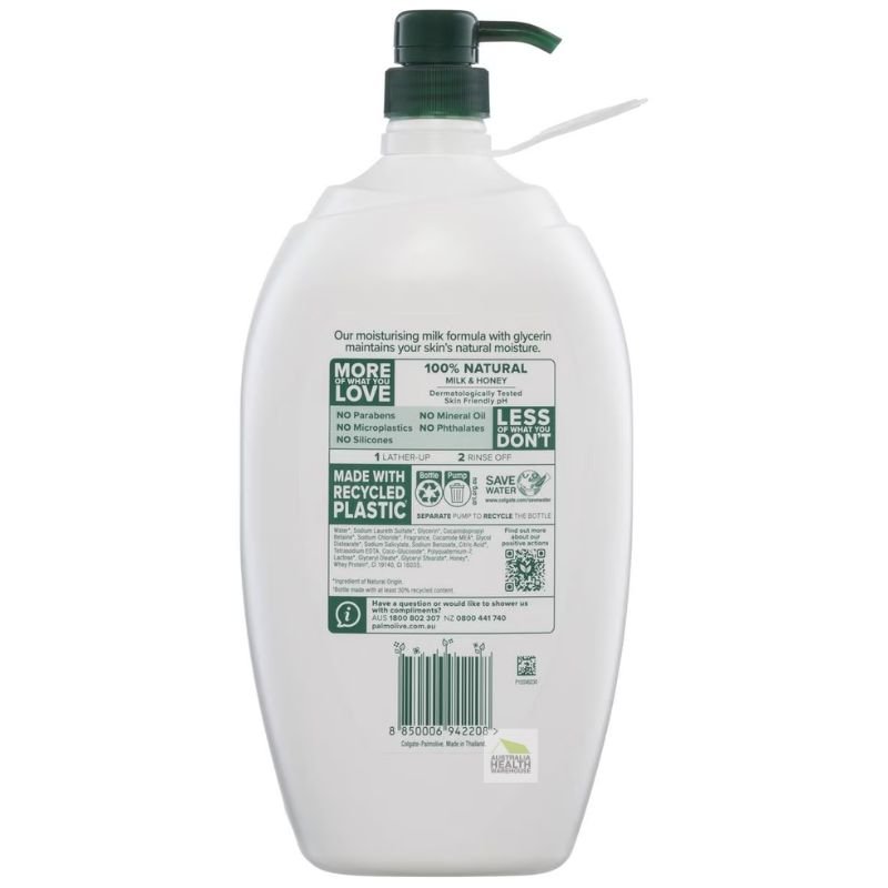 Palmolive Naturals Milk & Honey Body Wash 1.8 Litre