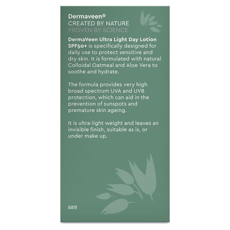 [CLEARANCE Expiry: 11/2024] Dermaveen Face Ultra Light Day Lotion SPF 50+ 50mL