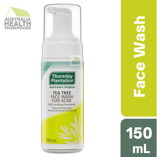 [CLEARANCE Expiry: 08/2024] Thursday Plantation Tea Tree Face Wash for Acne 150mL