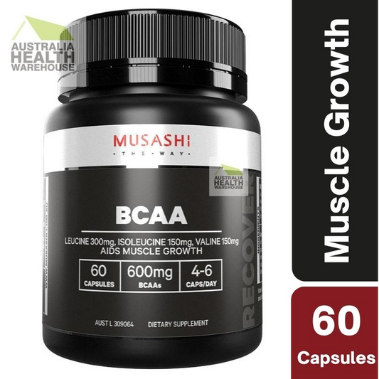 Musashi BCAA 60 Capsules February 2026